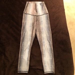 Snake Print Emily Hsu Capri Leggings
